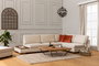 Atelier Del Sofa Sofá Esquinero Derecho sin Pouf - Beige 313x193x97cm